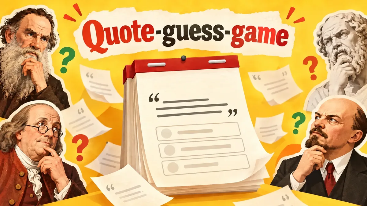 Quote-guess-game